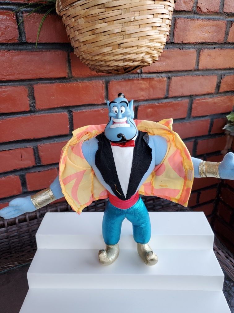 Rare Disney Aladdin 1993 Genie Plush