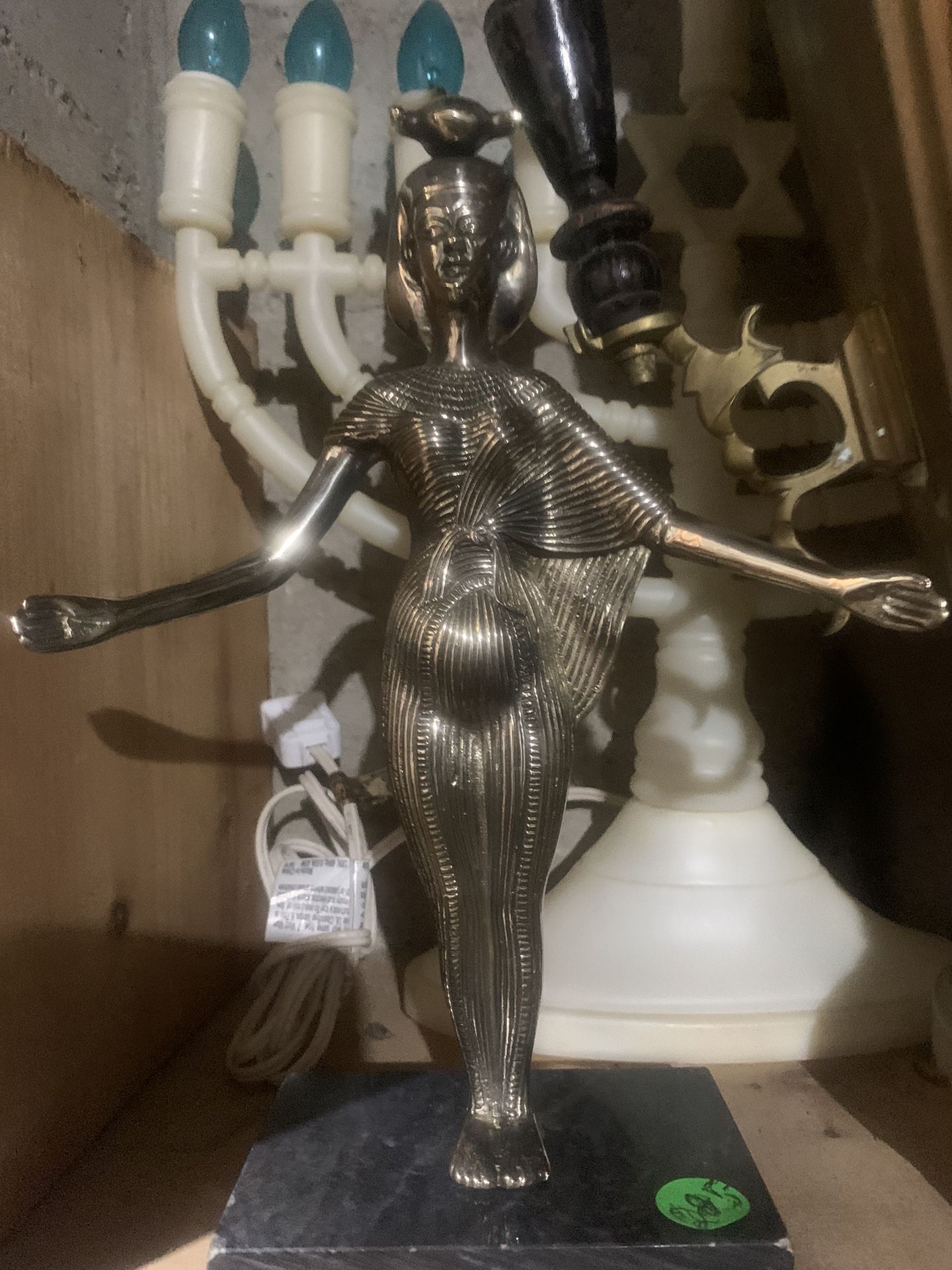 Brass Egyptian Goddess