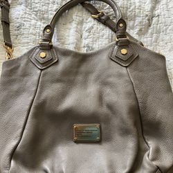 Marc By Marc Jacobs Taupe Leather Bag