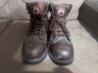 Work Boots and Crocs