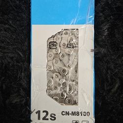 Shimano Xt Cn-M8100 Chain - 12-Speed 138 Links Silver Bicycle Chain