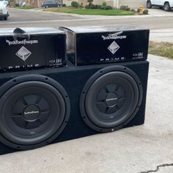 Subwoofer Box with Speakers 