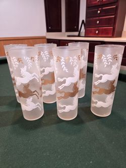 Tom Collins vintage glasses