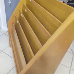 Brown Book Shelf