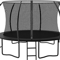14 ft trampoline with enclosure (brand new in the box)