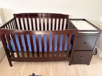 Crib with changing table memory foam mattress crib sheets