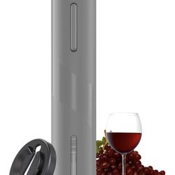 Electric Wine Opener, Reusable Cordless  Grey 