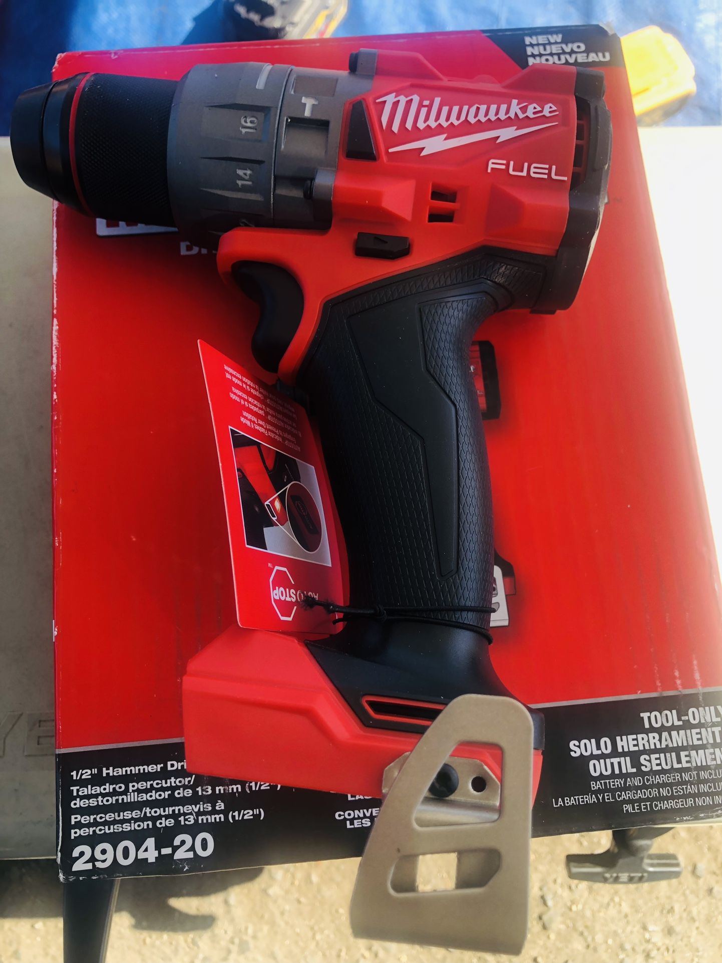 Milwaukee M18 FUEL 18V Lithium-Ion Brushless Cordless 1/2 in. Hammer Drill/Driver (Tool-Only)