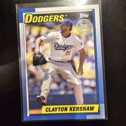 CLAYTON KERSHAW DODGERS TOPPS 25TH ANNIVERSARY MLB SPORTS CARD!