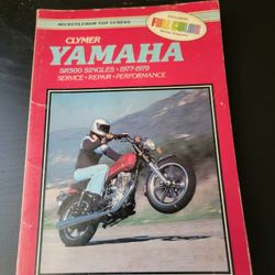 Vintage Yamaha Sr500 Sr 500 Service Manual 77'-79' Clymer M407