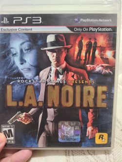 L.A. NOIR PS3