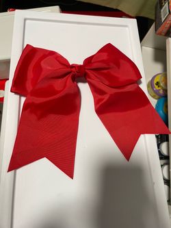 Large Red Grosgrain Hair Bow