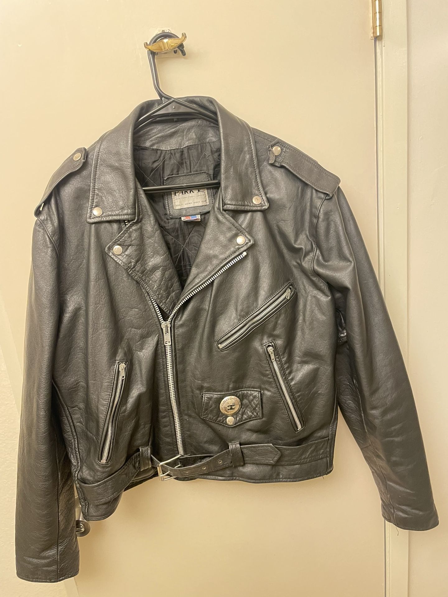 Park V Leather Jacket 