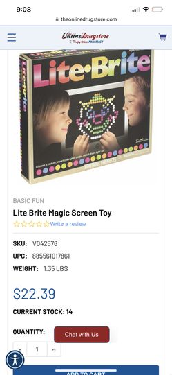 Lite Brite Toy