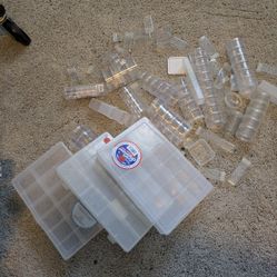 Large Lot Beading Jewelry Containers And Boxes