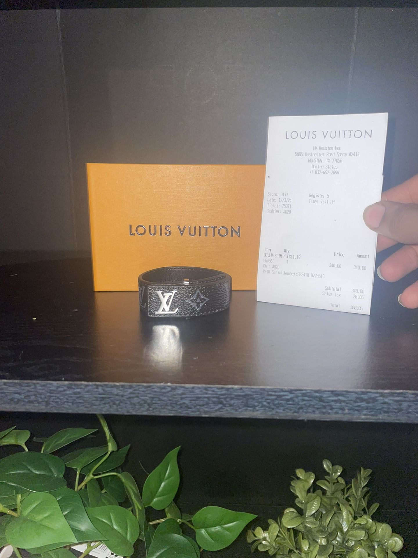 Lv Bracelet + Receipt