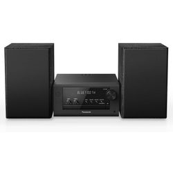Panasonic Compact Stereo System with CD Player, Bluetooth, FM Radio and USB with Bass and Treble Control, 80W Stereo System for Home with Remote Contr