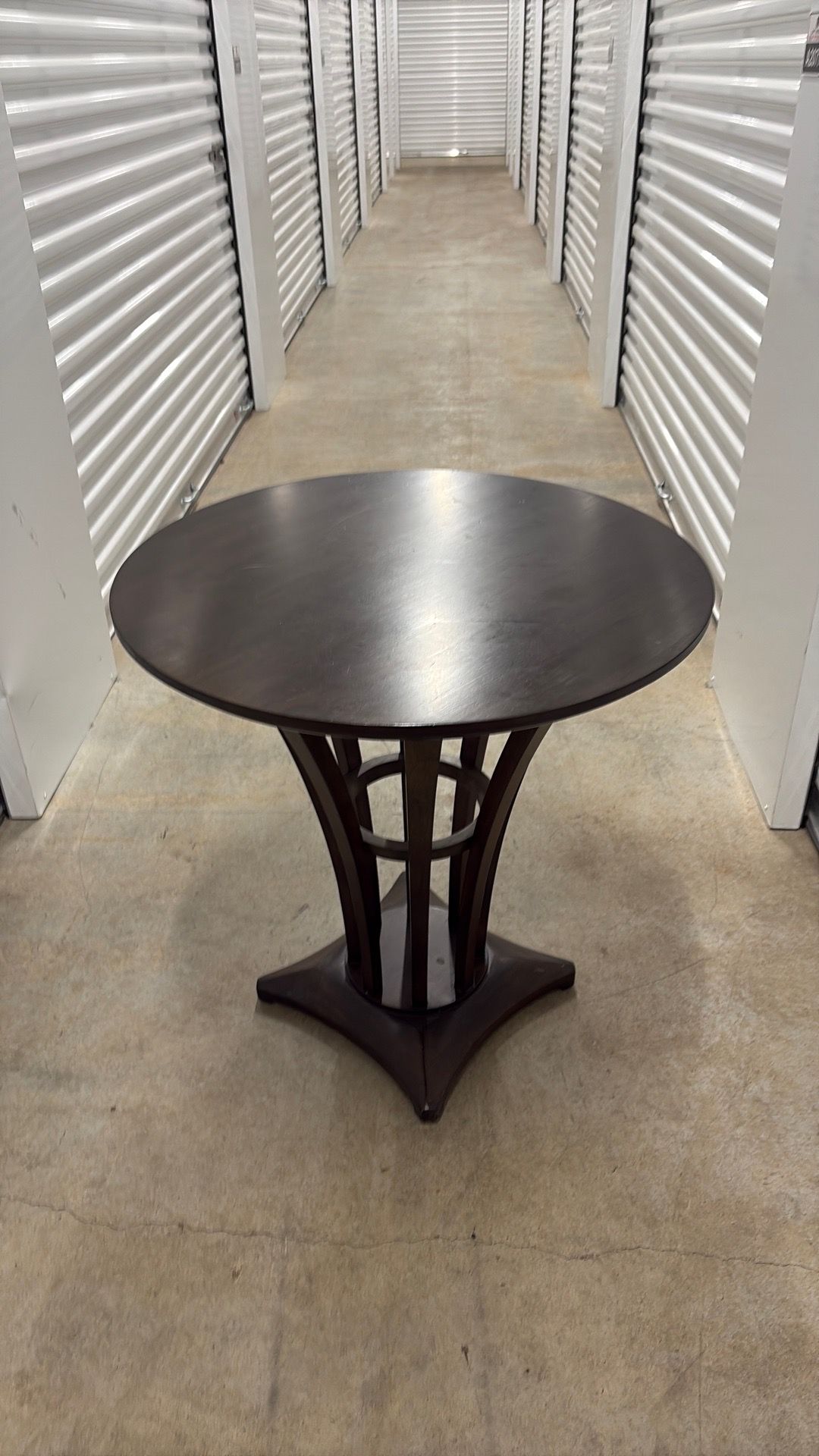Newport fizz round table Ebony finish