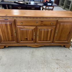 SINGER FURNITURE for Sears Open Home Collection Early American Country Style /sideboard/ Server Buffet 