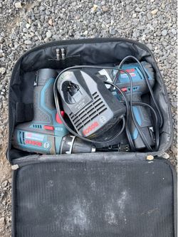 Bosch drill driver set with charger