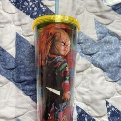 Chucky Cup with Straw 