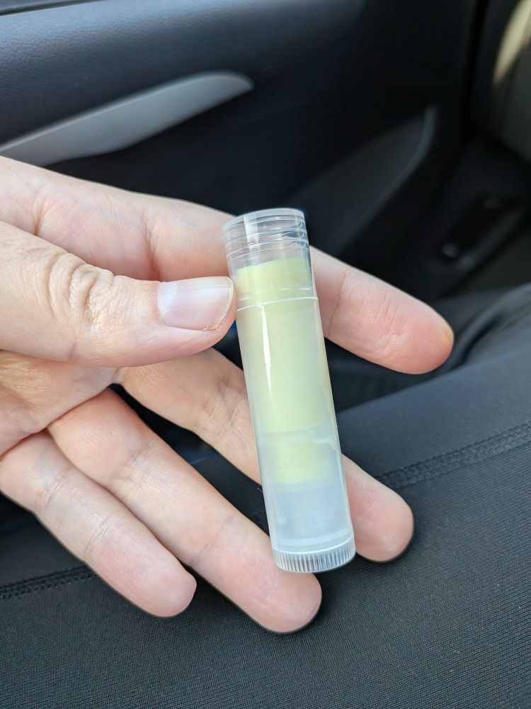 All Natural Homemade Chapstick Lip Balm
