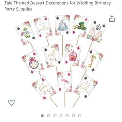 Alice In Wonderland Cupcake Decorations