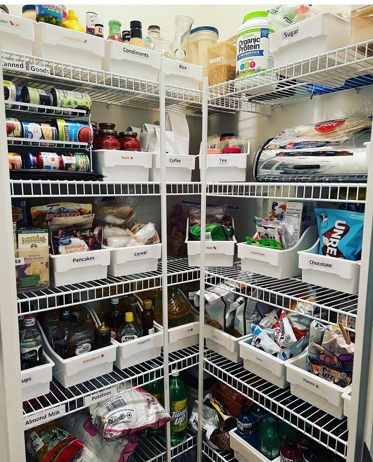 Large Plastic Storage Bins for the Kitchen, Laundry Pantry Bathroom, Closet, Pantry, Toys etc.