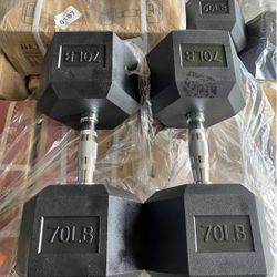 New Pair Of 70S Dumbbells