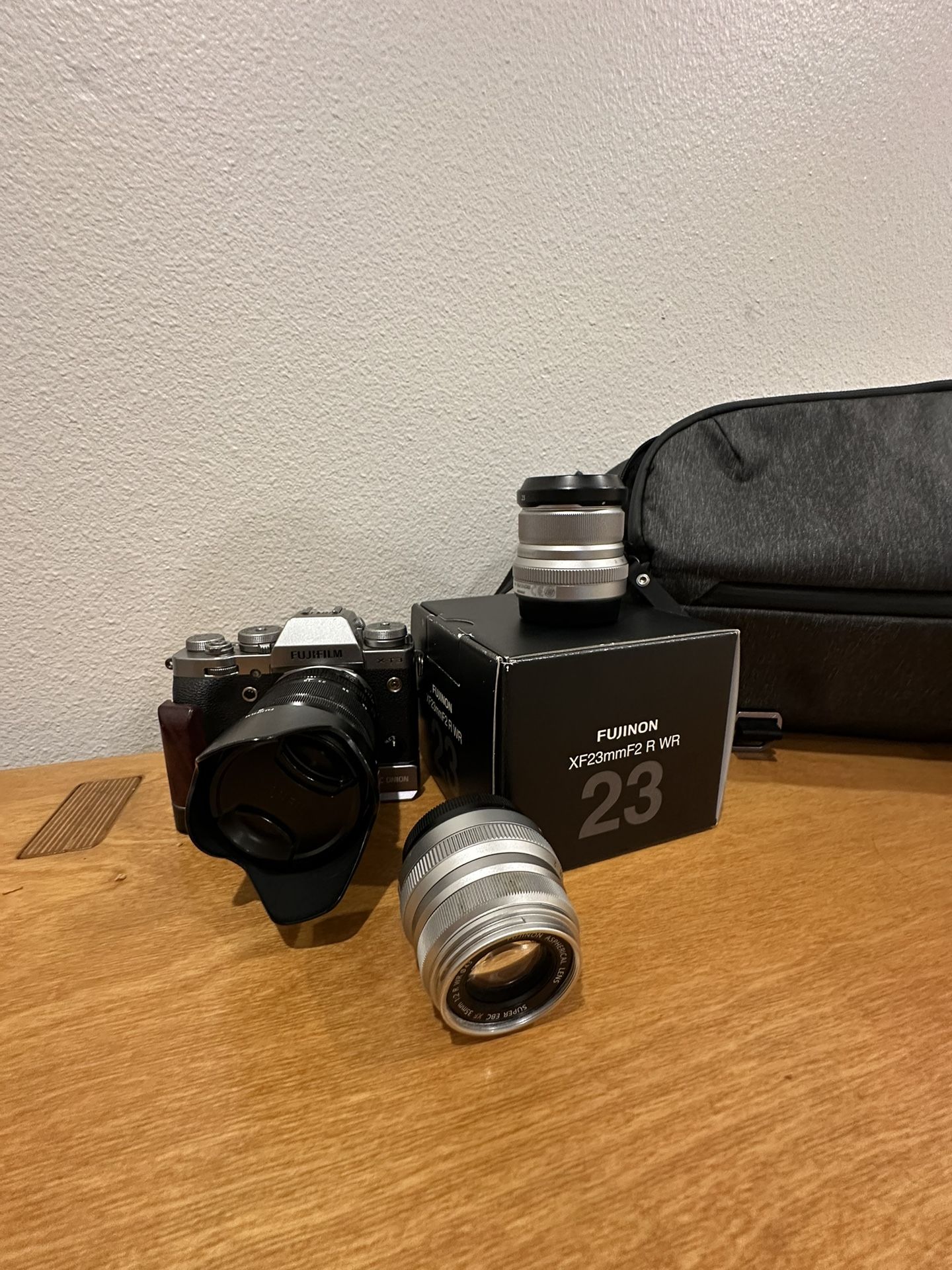 Rare Fuji X T3 Bundle: Body, Lenses, Bag, and More!