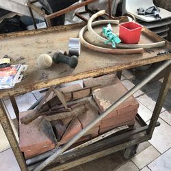 Steel Metal Utility Cart 