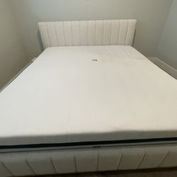 King Size Bedframe And Mattress