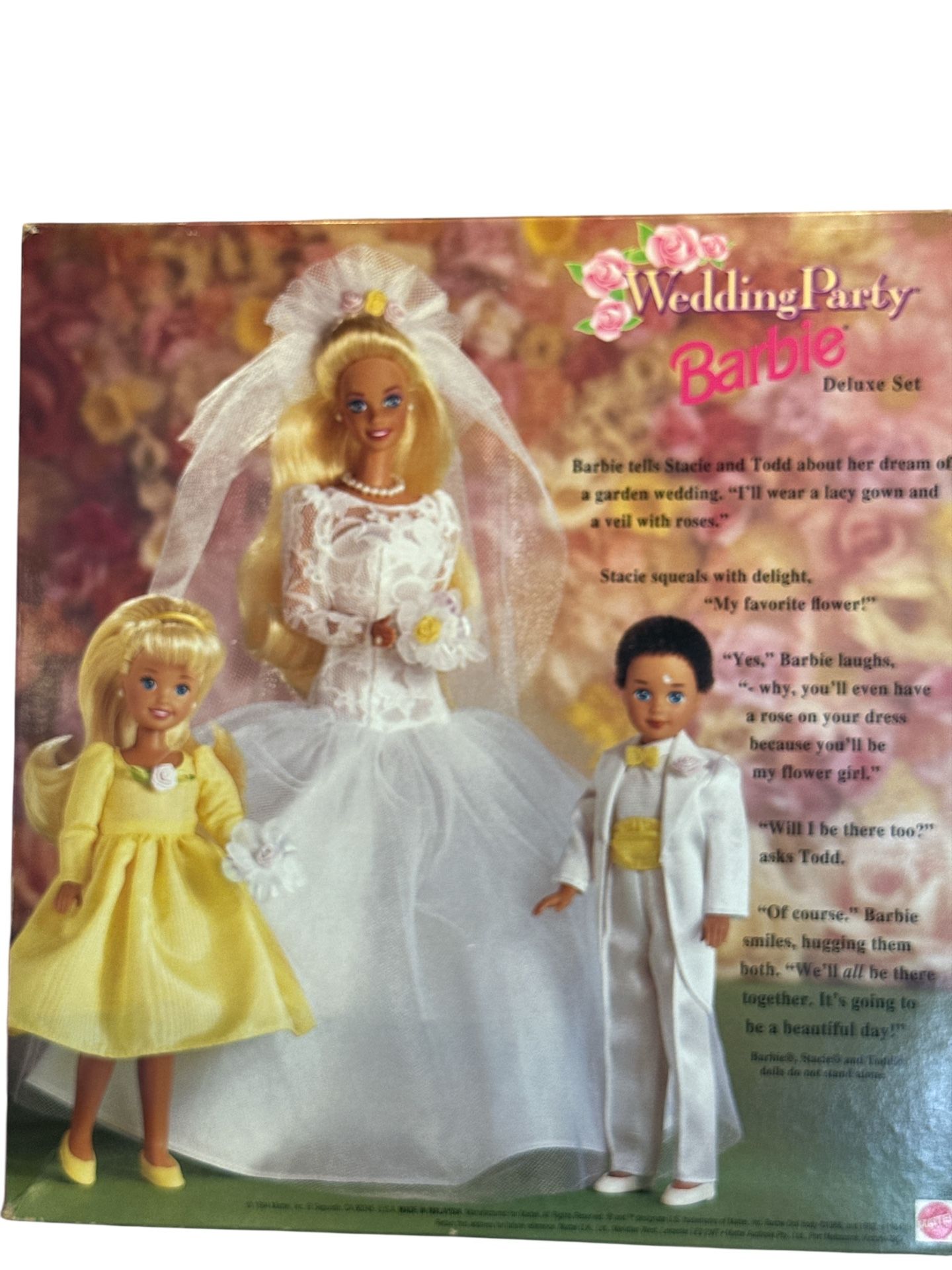 Vintage 1994 Never Opened Box Barbie Wedding Party Number 13557