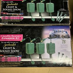 Spectacular Light And Sound Show With 3 Satellite Receivers Expansion Kit 
