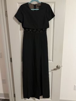 BCBG Max Azria Formal Gown With Front Split