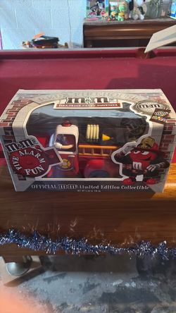 M&M's Fire Truck Candy Dispenser Limited Edition
