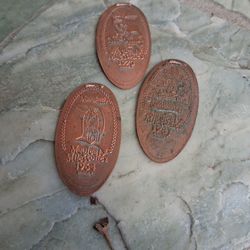 Disney Land Pressed Pennies 