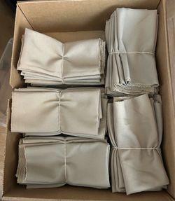 Taupe/ Beige Cloth Napkins