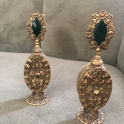 Gorgeous Antique Guiled Perfume Bottles