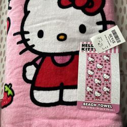 Hello Kitty Beach Towels 