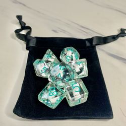 7pcs/Set Cat Kitten Polyhedral Dice Used For Dungeons & Dragons 