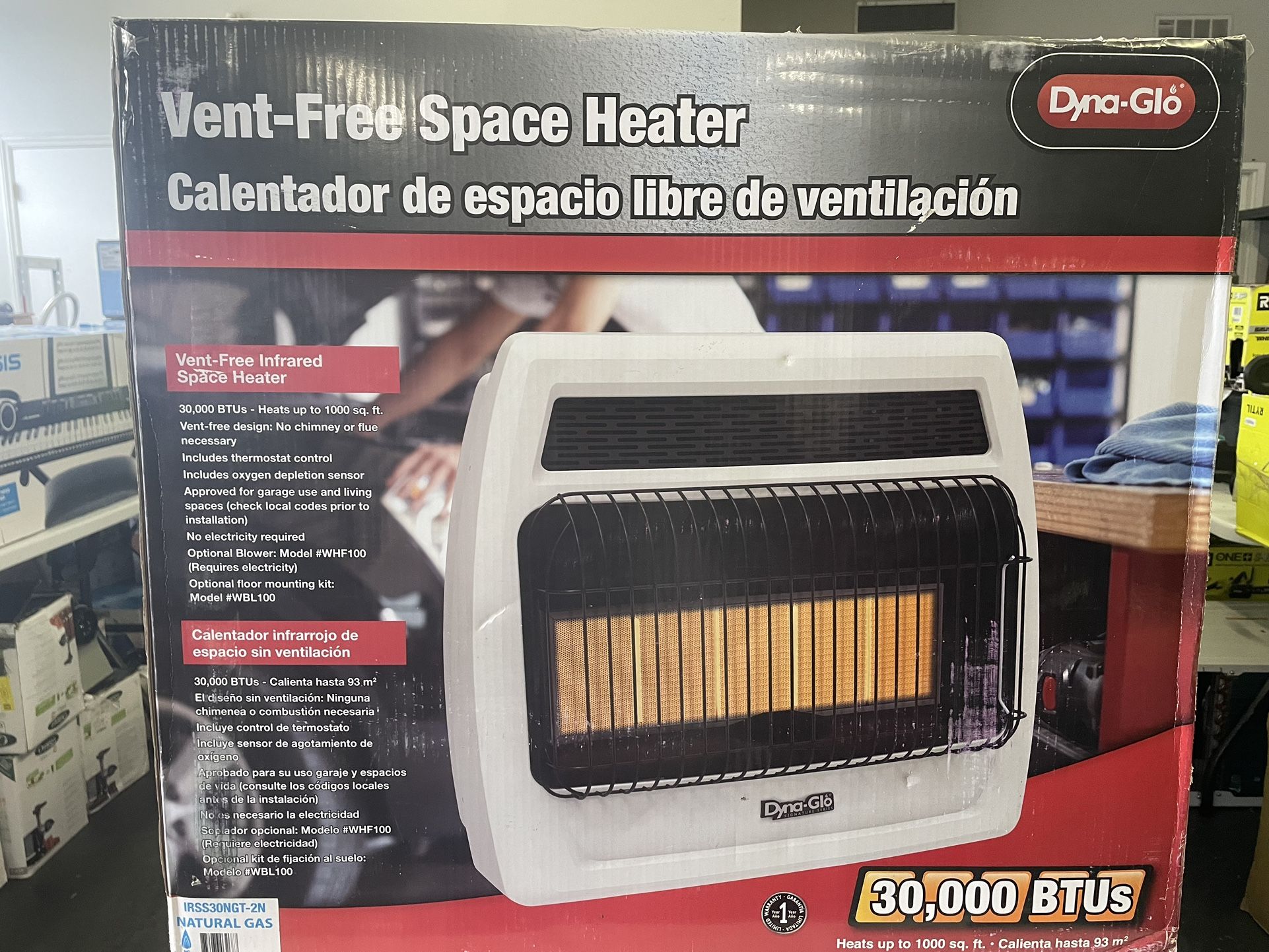 Heater Dyna-Glo Vent Free Infrared Space Heater
