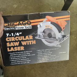 Circular Saw With Laser