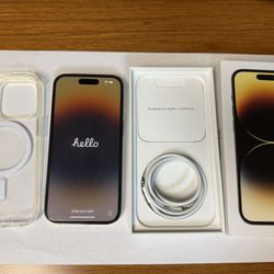 Unlocked Apple iPhone 14 Pro - Gold - 256GB