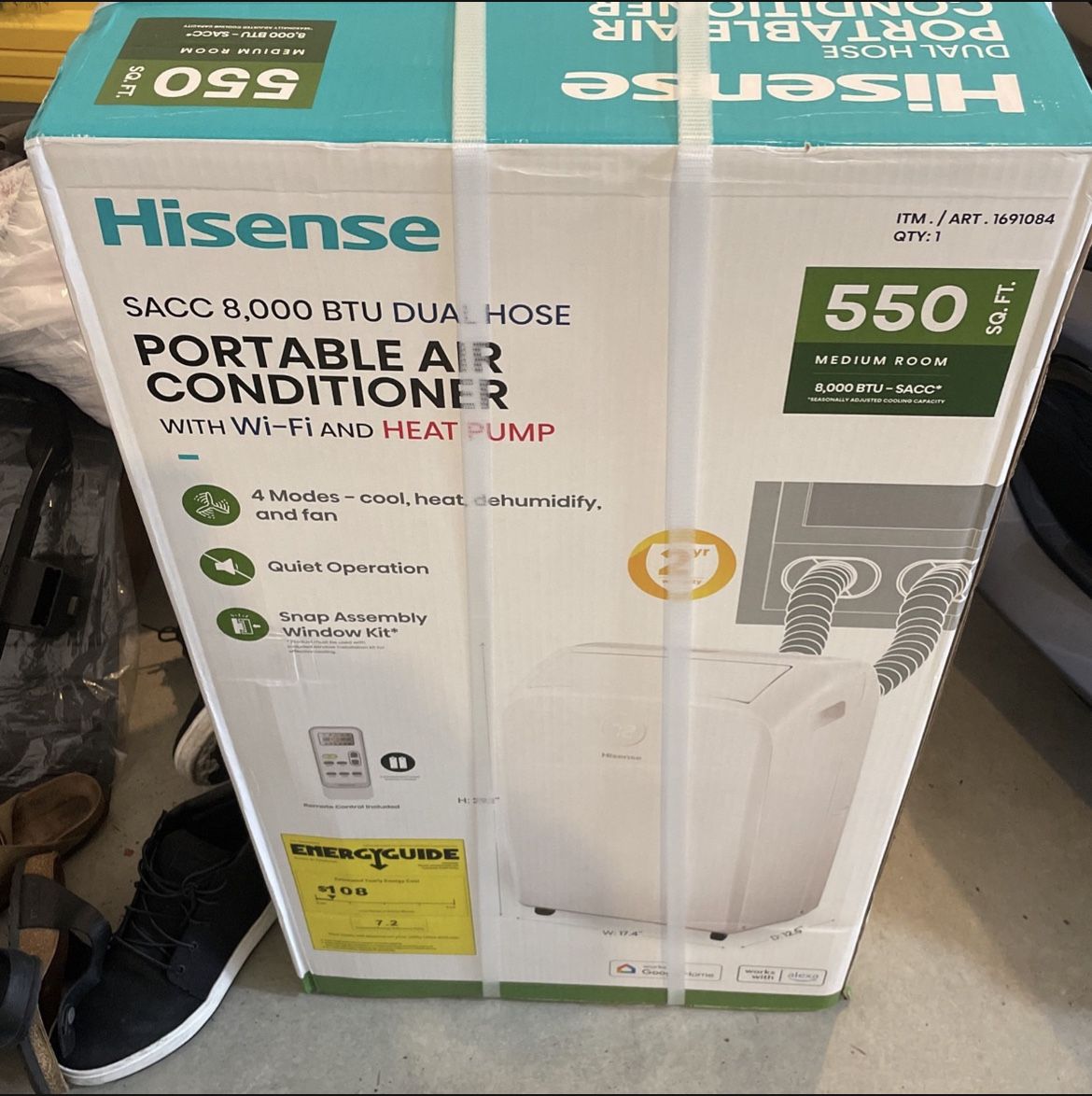 Hisense Portable Air Conditioner with Heatpump