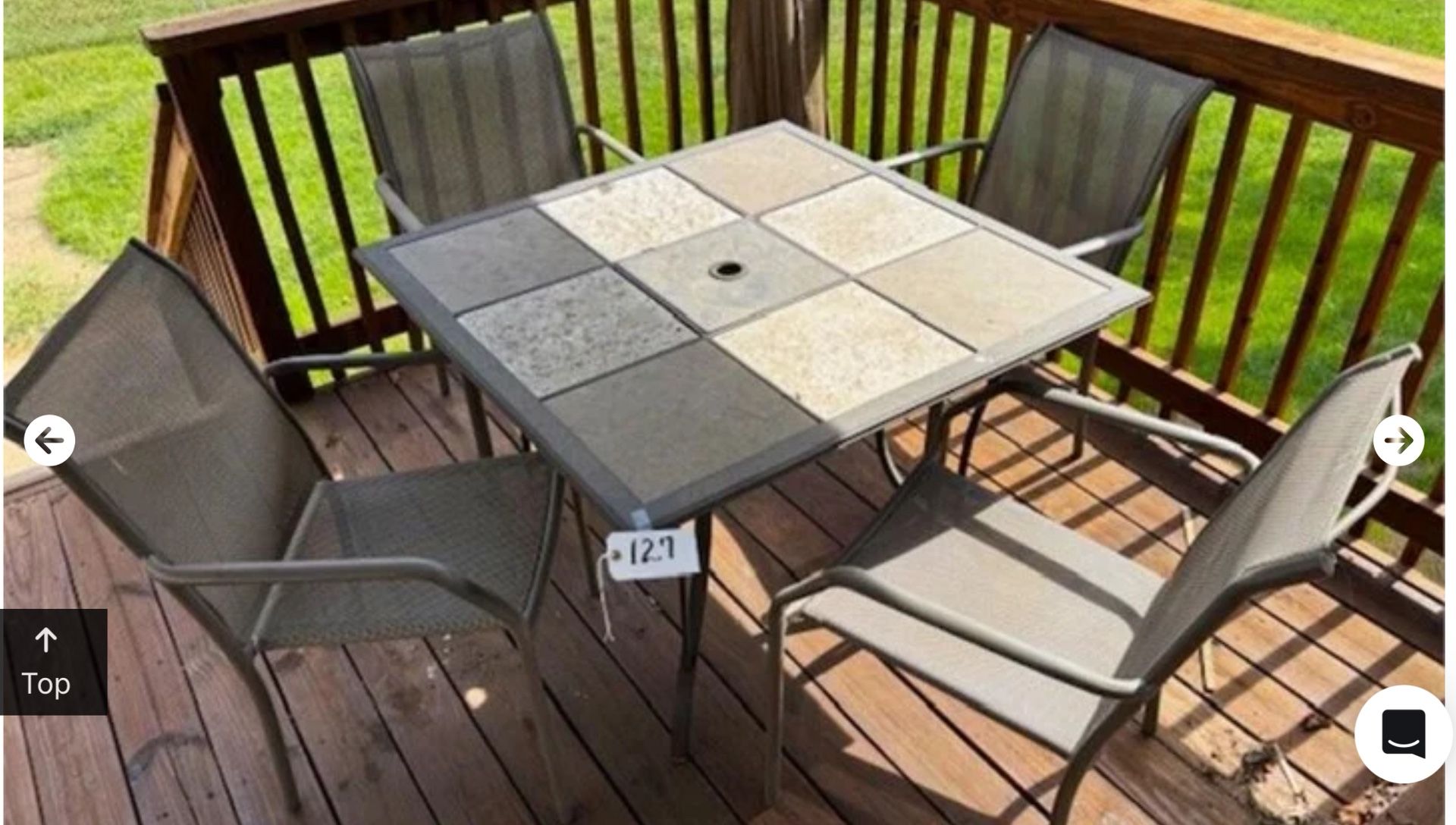 Patio Set with chairs