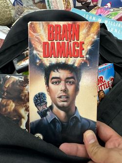 Brain damage extremely rare horror vhs