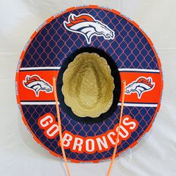 Denver Broncos Straw hats just N time 4 the summer great gift 🎁 order now (I also have other Teams) 