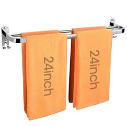 24 Inch Double Towel Rack