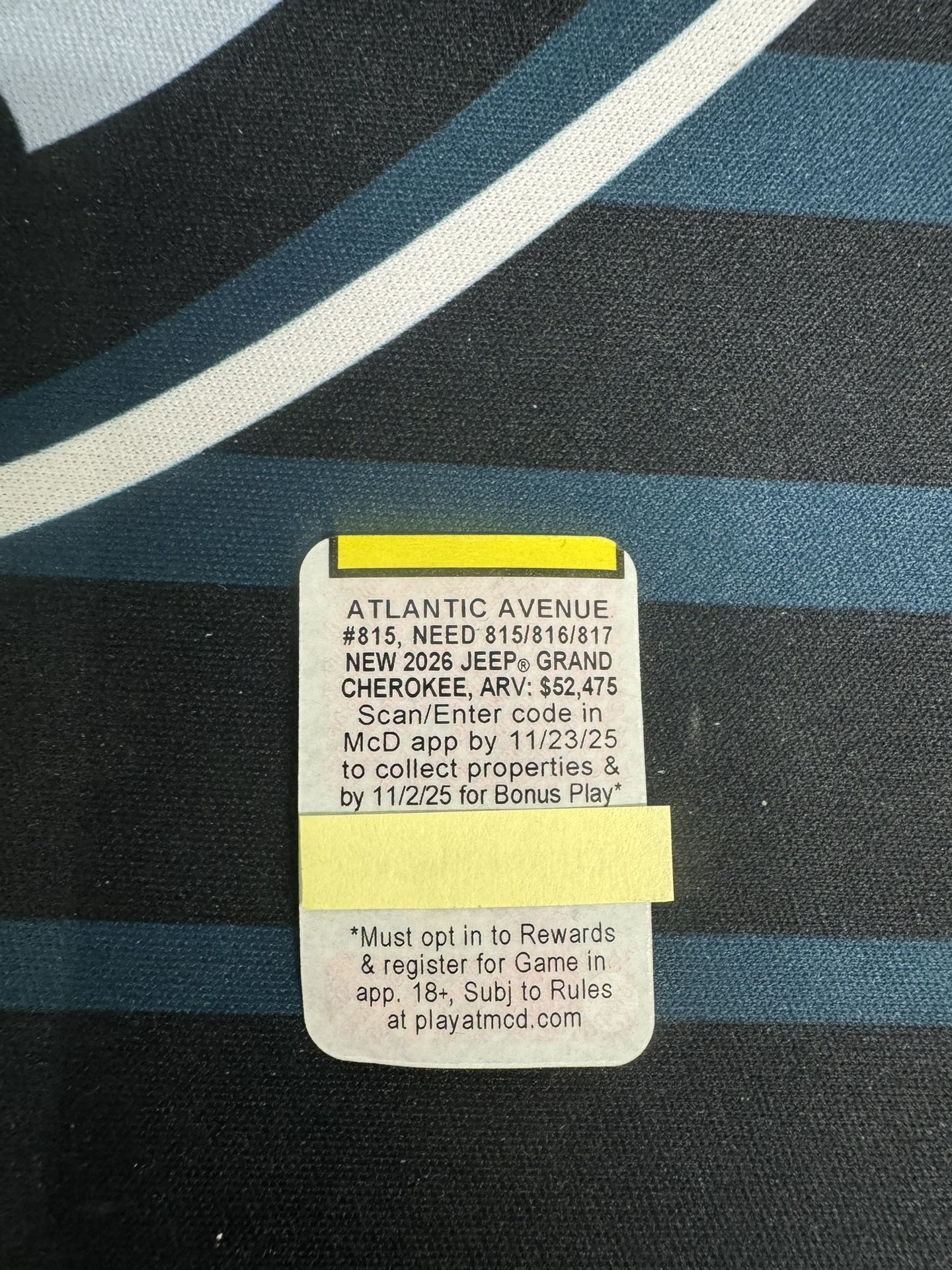 McDonald’s Monopoly